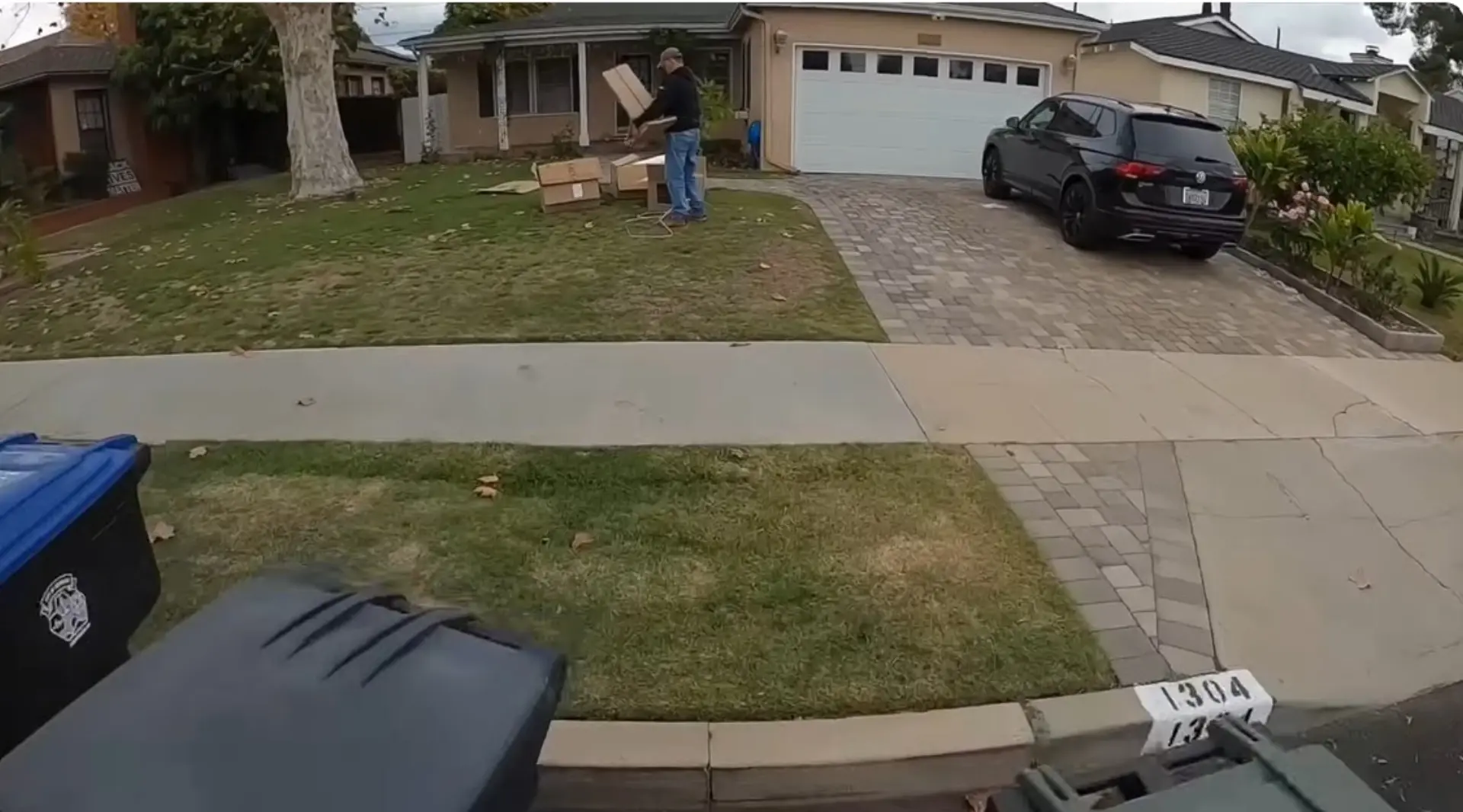 Spring junk removal season in Irvine, California with garage full of items to be hauled away