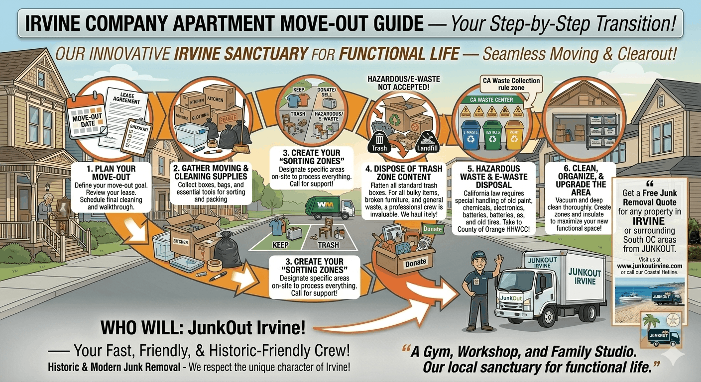 Irvine Company Apartment Move Out Guide - Cleaning checklist, move-out steps, and requirements