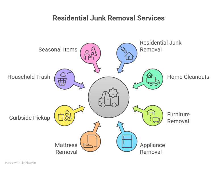 Residential junk removal in irvine