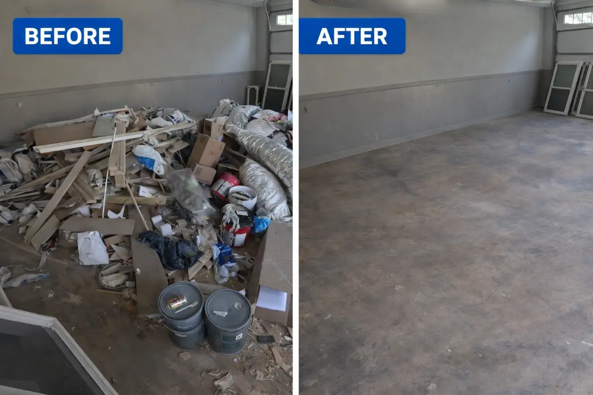 House cleanout in Irvine, CA